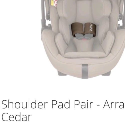 Nuna car seat harness shoulder - seat,